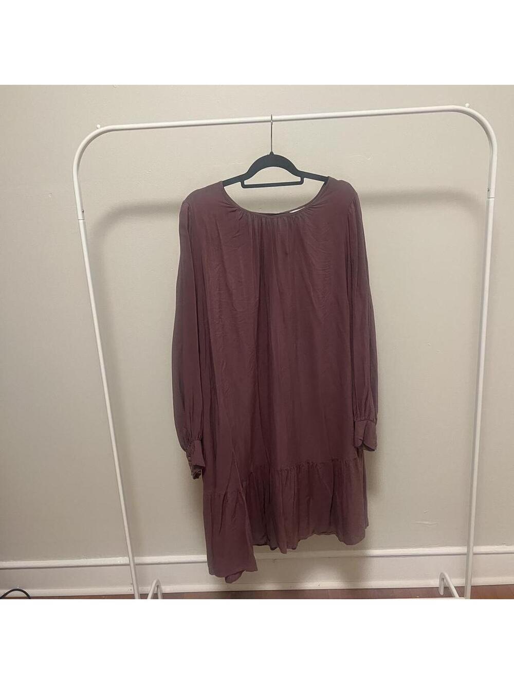 Ava & Viv Women's Burgundy and Purple Dress